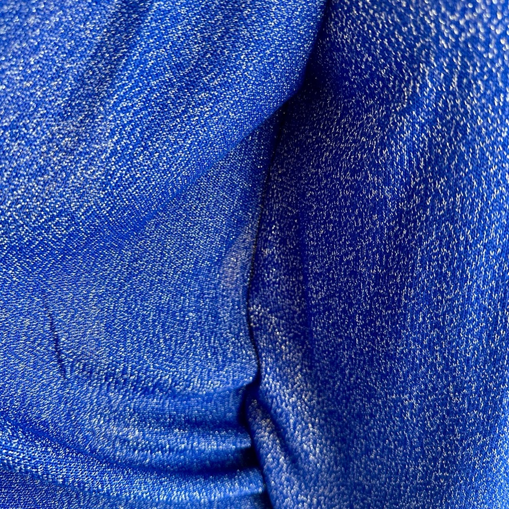 Ruby Rd blue layered pullover cardigan top - Picture 4 of 8